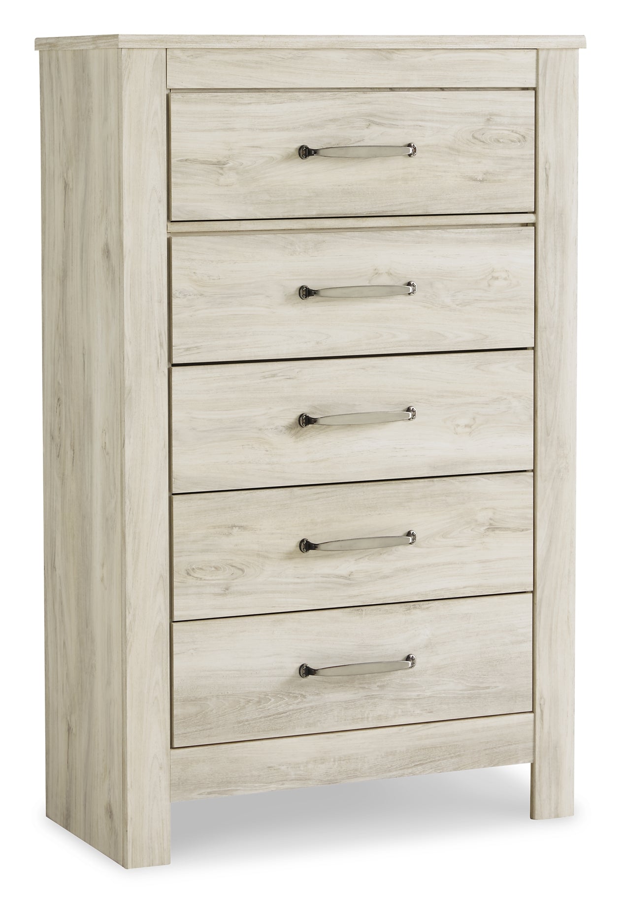Bellaby Platform Bed With 2 Storage Drawers With Mirrored Dresser And Chest