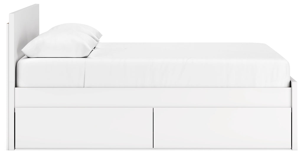 Onita Panel Platform Bed With 1 Side Storage