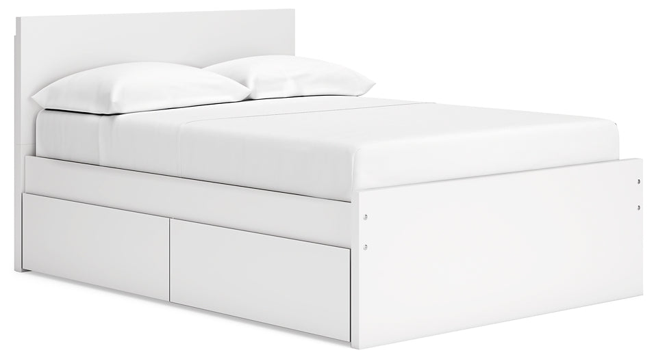 Onita Panel Platform Bed With 1 Side Storage