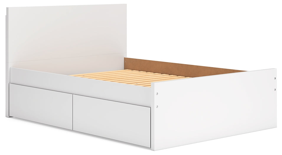 Onita Panel Platform Bed With 1 Side Storage