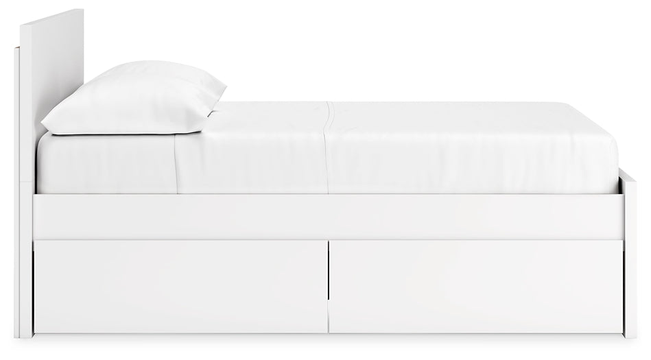 Onita Panel Platform Bed With 1 Side Storage