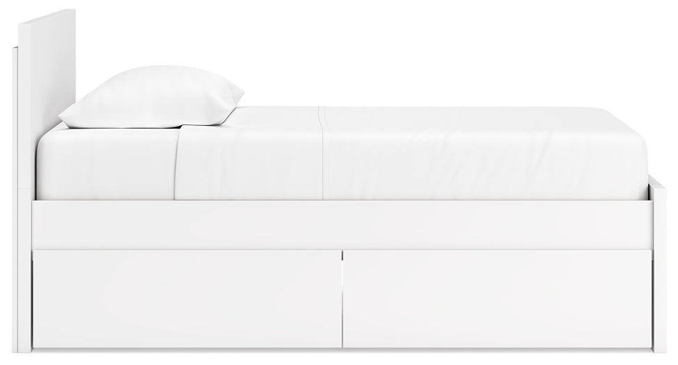 Onita Panel Platform Bed With 1 Side Storage