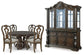 Maylee Dining Table and 4 Chairs with Storage