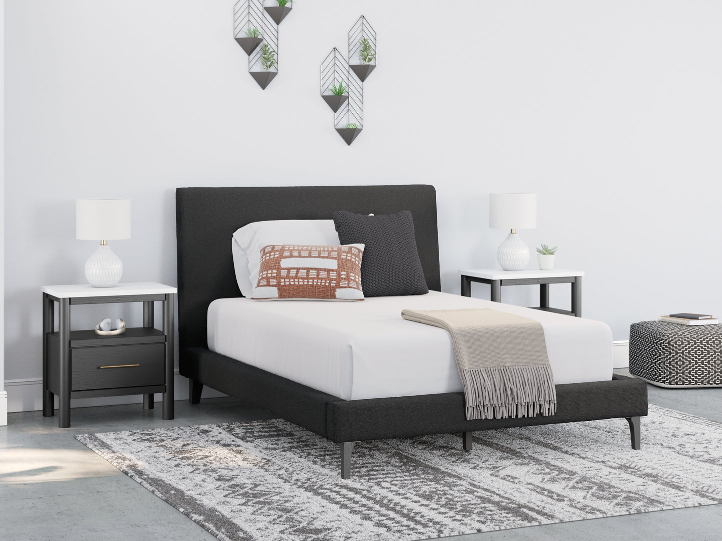 Cadmori Uph Bed W/Roll Slats