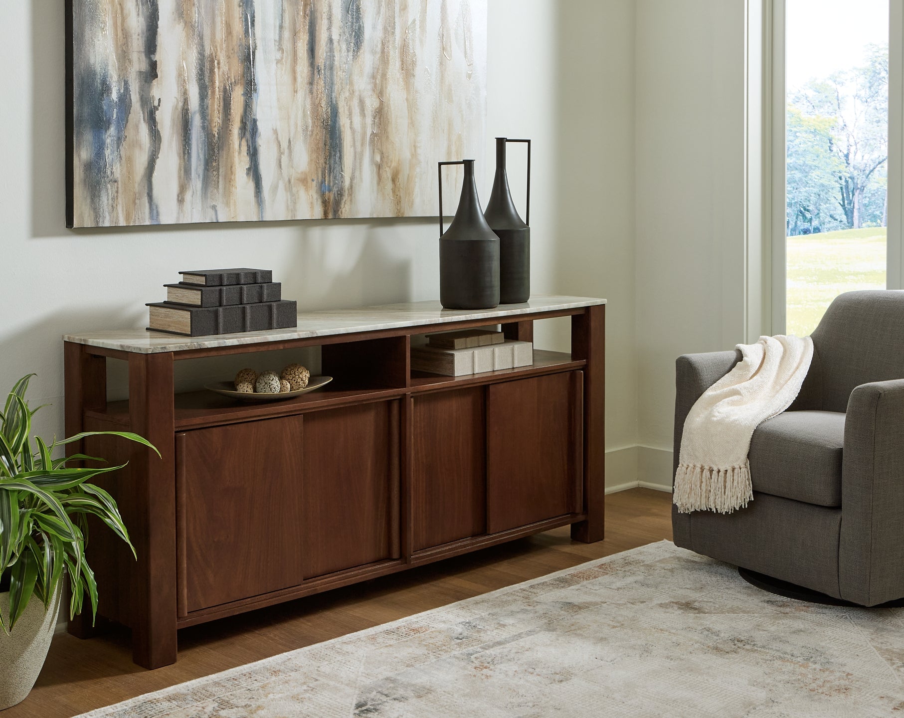 Tobinville Accent Cabinet - Dark Brown Tobinville Accent Cabinet - Dark Brown
