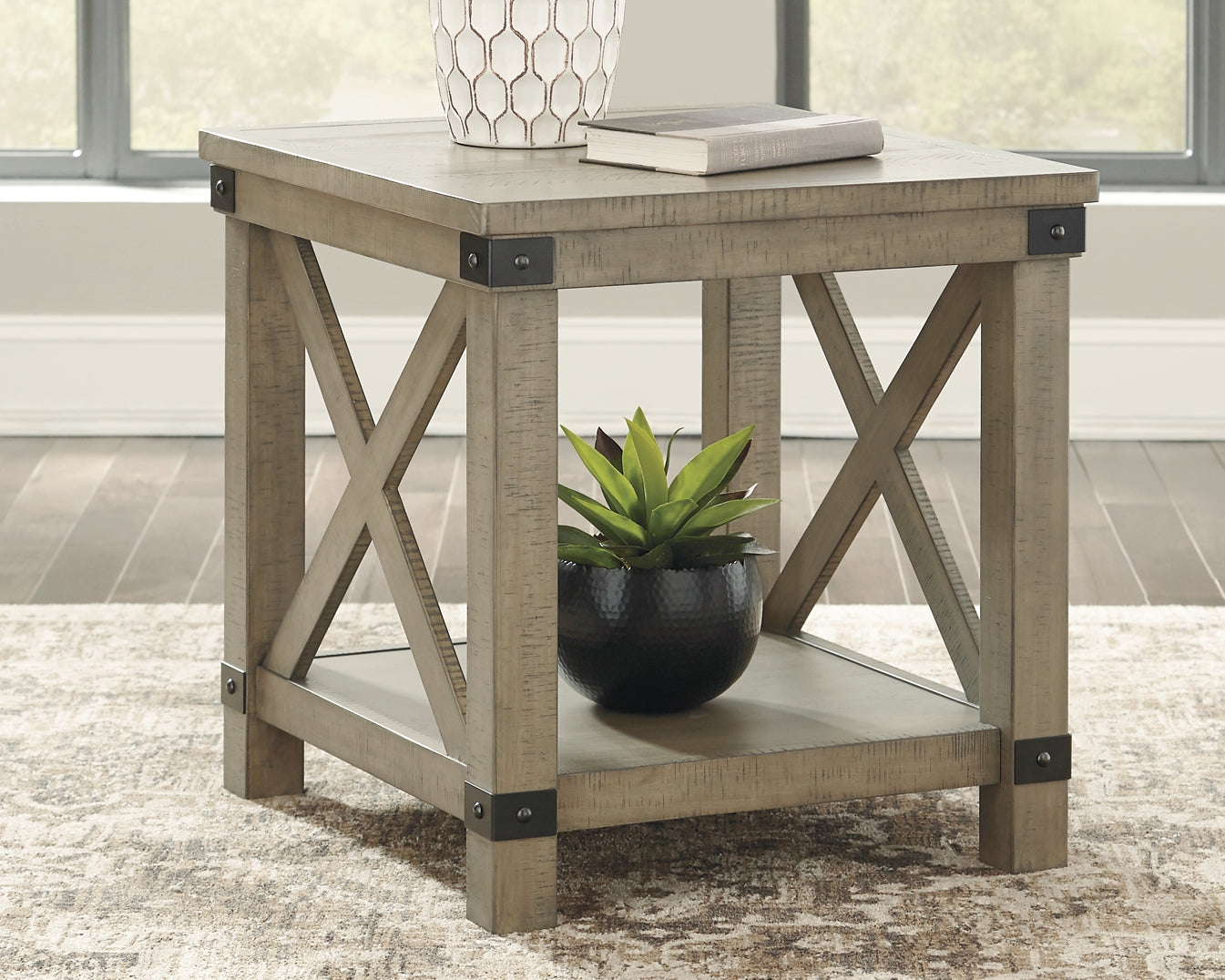 Aldwin end on sale table with storage