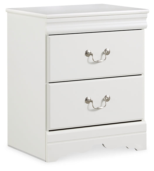 Anarasia Two Drawer Night Stand