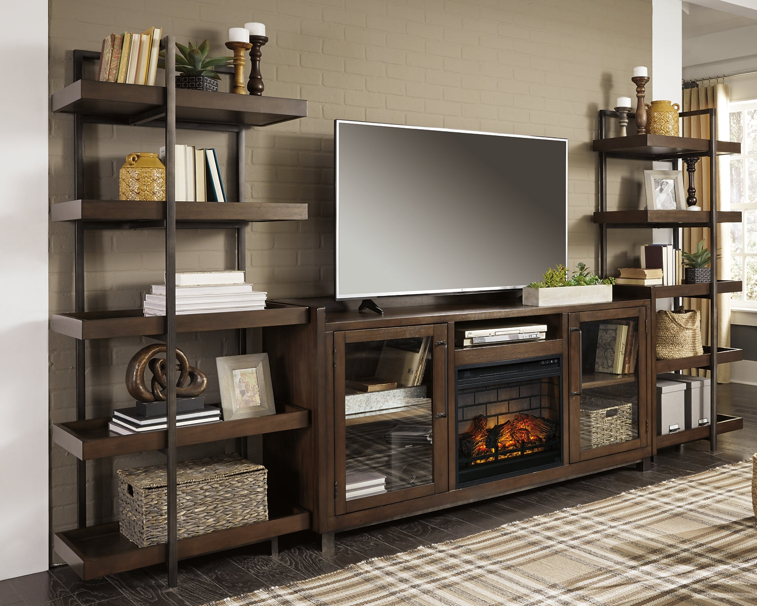 Starmore 3 Piece Wall Unit with Electric Fireplace