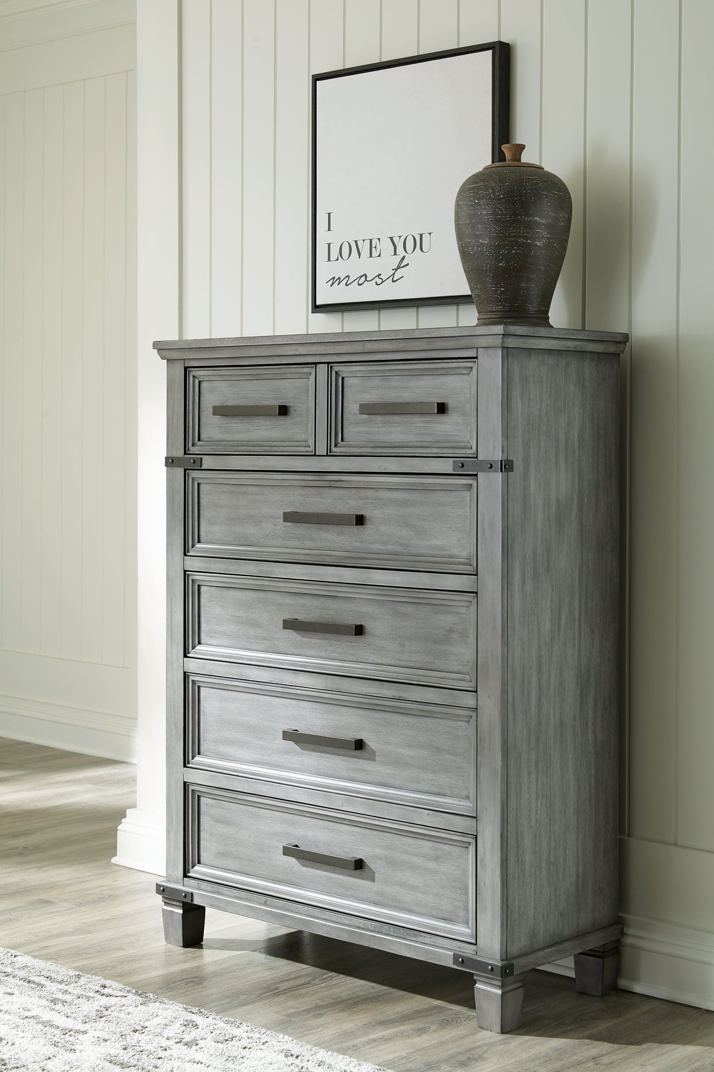 Grey low chest of drawers discount
