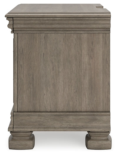 Lexorne Three Drawer Night Stand