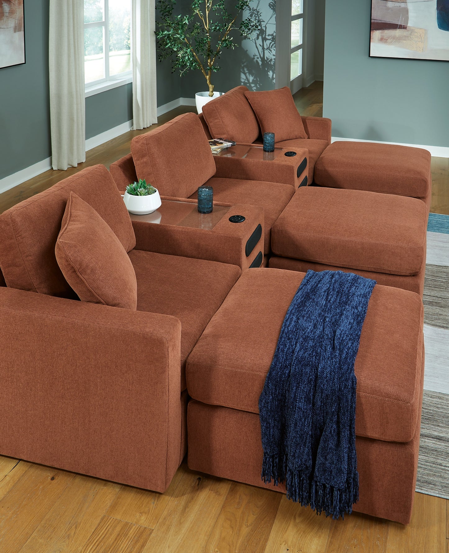 Modmax 5-Piece Sectional with Ottoman