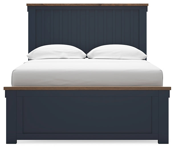 Landocken Full Panel Bed with Dresser and 2 Nightstands