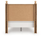 Aleaport Full Panel Bed with Mirrored Dresser