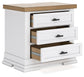 Ashbryn California King Panel Storage Bed with Mirrored Dresser, Chest and Nightstand