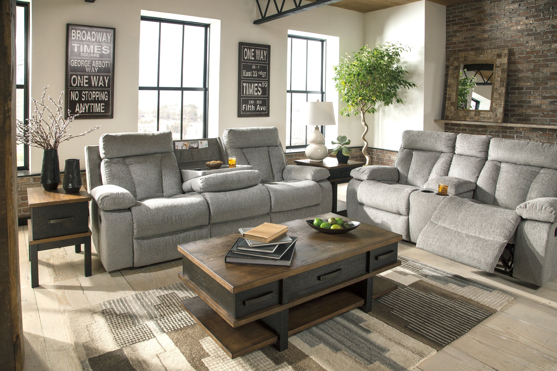 Mitchiner sofa and loveseat on sale set