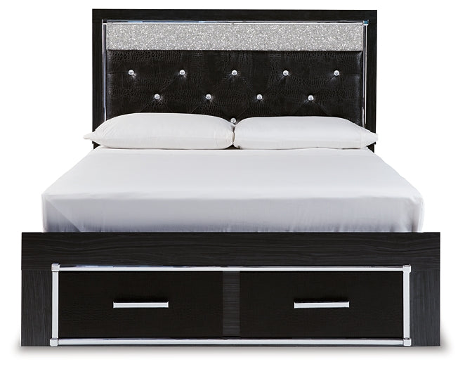 Kaydell  Upholstered Panel Storage Bed