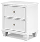 Fortman Two Drawer Night Stand
