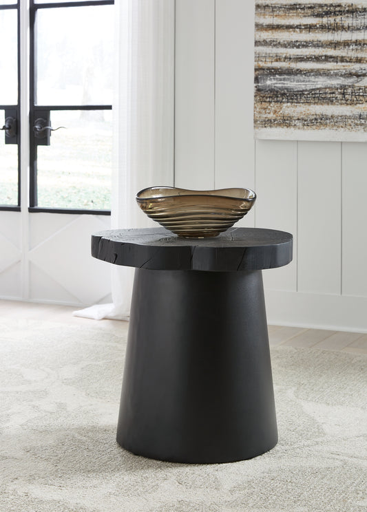 Wimbell Round End Table